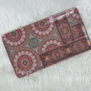 WORLD MARKET Paisley Rectangular Platter Serving Dish Microwave Dishwasher Safe